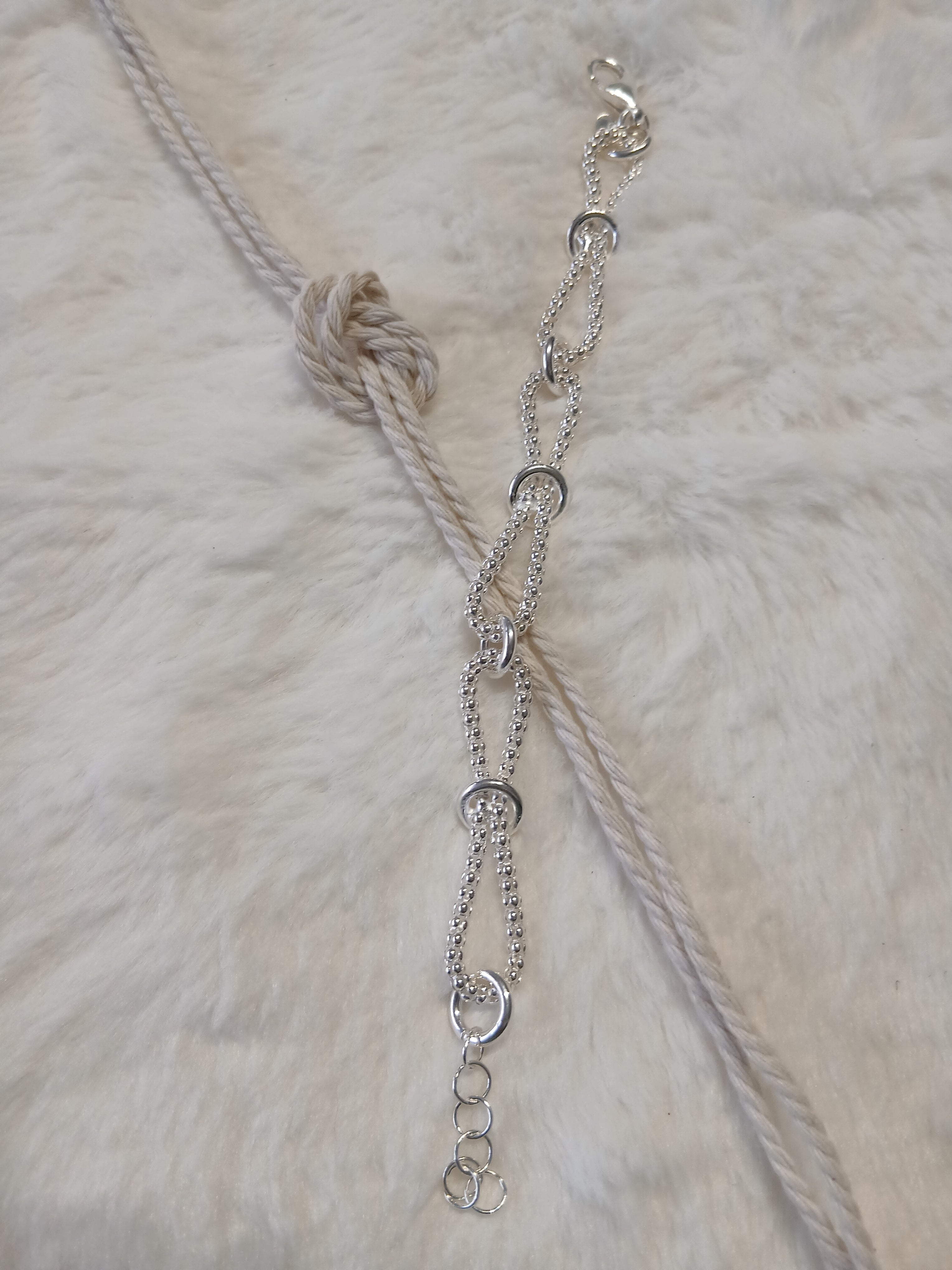 Pulsera Plata de Ley Infinitos