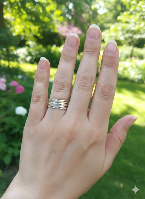 Anillo plata ley 7 alianzas unidas